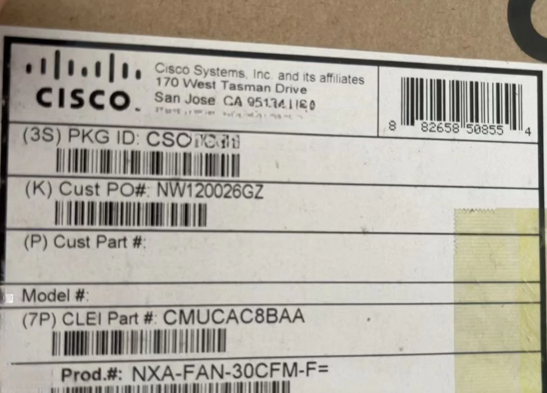 cnV8Mg3Qyq0u Вентиляторный модуль Cisco NXA-FAN-30CFM-F для Nexus — изображение 1